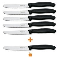 Фото Комплект кухонних ножів Victorinox 6.7833 5 шт + 1 шт в подарунок