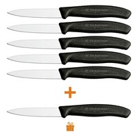 Фото Комплект кухонних ножів Victorinox 6.7603 5 шт + 1 шт в подарунок