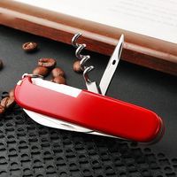 Фото Комплект Victorinox Ніж Spartan Red 1.3603 + Чохол для ножа універсальний на липучці + Ліхтар