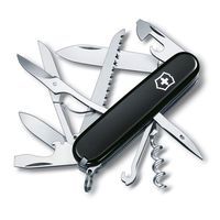 Фото Комплект Victorinox Ніж Huntsman 1.3713.3 + Чохол для ножа універсальний на липучці + Ліхтар