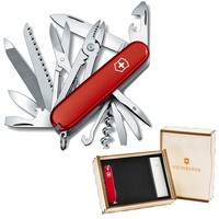 Фото Комплект Victorinox Ніж Handyman Red 1.3773 + Подарункова коробка для ножа 91мм vix-2