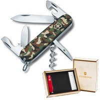 Фото Комплект Victorinox Ніж Spartan Camouflage 1.3603.94 + Подарункова коробка для ножа 91мм vix-2